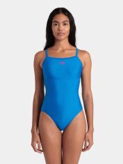 Акция на Купальник суцільний жіночий Arena Solid Swimsuit Lightdrop Back 005909-801 38 Блакитний от Rozetka
