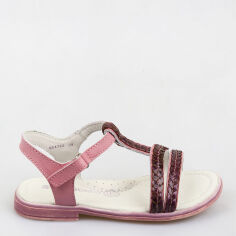 Акция на Дитячі шкіряні босоніжки для дівчинки Flamingo PK-QS4742-Purple 29 Фіолетові от Rozetka