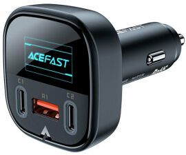 Акція на Acefast Car Charger USB+2xUSB-C B5 101W (Black) від Y.UA