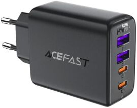 Акция на Acefast Wall Charger 2xUSB-C+2xUSB A61 GaN 45W Black от Y.UA