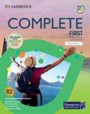 Акція на Complete First 3rd Edition: Self-study Pack (Student's Book with Answers with Cambridge One Digital Pack, Workbook with Answers with Audio) від Y.UA