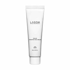 Акція на Заспокійливий крем для чутливої та проблемної шкіри обличчя LAGOM Cellus Sensitive Cica Cream, 60 мл від Eva
