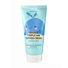 Акція на Крем для обличчя та шиї Bonnyhill Whale Triple HА Peptide Cream з гіалуроновою кислотою та пептидами, 170 мл від Eva
