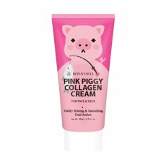 Акція на Крем для обличчя та шиї Bonnyhill Pink Piggy Collagen Cream з колагеном, 170 мл від Eva
