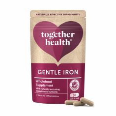 Акция на Вітамінно-мінеральний комплекс Together Health Gentle Iron With B Vitamins Залізо та вітаміни B, 30 капсул от Eva