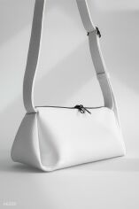 Акция на Біла сумка-багет з екошкіри от Gepur