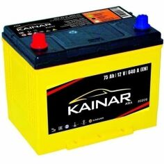 Акція на Автомобильный аккумулятор Kainar 75Ah-12v Asia, L+, EN640 Азия (5237947308) від MOYO