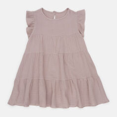 Акция на Дитяча літня сукня для дівчинки Tair kids СФ849 110 см Бежева от Rozetka