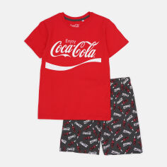 Акція на Дитяча літня піжама для хлопчика Disney Minnie Mouse 52-04-3273 134 см Червоний/Темно-сірий від Rozetka