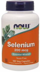 Акція на Now Foods Selenium 200 mcg 180 Vcaps Селен від Y.UA