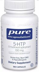Акция на Pure Encapsulations 5-HTP 100 mg 180 caps 5-гідроксітріптофана от Y.UA