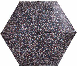 Акція на Женский зонт механічний Fulton чорний (FULL553-Sprinkled-Spot) від Y.UA