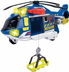 Акция на Функциональный вертолет Dickie Toys Служба спасения с лебедкой (3307002) от Stylus