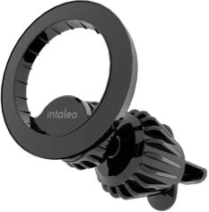 Акция на Intaleo Car Holder Air Vent (CM06GG) MagSafe Black for iPhone 15 I 14 I 13 I 12 series от Stylus