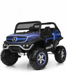 Акция на Детский двухместный электромобиль Джип Bambi Racer Mercedes, синий (M 4133EBLRS-4) от Stylus