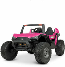 Акція на Детский двухместный электромобиль Багги Bambi Racer, розовый (M 4170EBLR-8(24V)) від Stylus