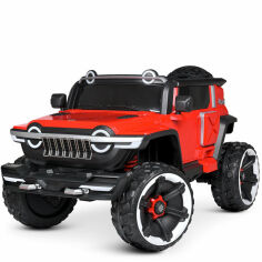 Акция на Детский электромобиль Джип Bambi Racer, красный (M 4863EBLR-3) от Stylus