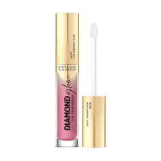 Акция на Блиск для губ Eveline Cosmetics Diamond Glow Lip Luminizer з гіалуроновою кислотою, 05 Toffee, 4.5 мл от Eva