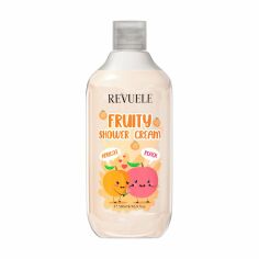 Акція на Крем для душу Revuele Fruity Shower Cream Apricot and Peach Абрикос та персик, 500 мл від Eva