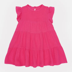 Акция на Дитяча літня сукня для дівчинки Tair kids СФ849 116 см Малина от Rozetka