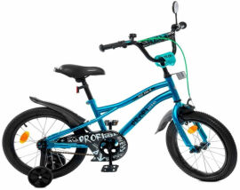 Акция на Велосипед детский Prof1 Y18253S-1 Urban, SKD75, зеркало, доп. колеса, бирюзовый (Y18253S-1) от Stylus