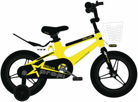 Акция на Велосипед детский Prof1 Mb 141020-4 STELLAR,SKD75, желто-черный (MB 141020-4) от Stylus