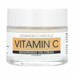 Акція на Освітлювальний гель-крем для обличчя Advanced Clinicals Vitamin C Brightening Gel-Cream, 59 мл від Eva