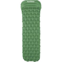 Акция на Коврик надувной с подушкой Naturehike FC-12 NH19Z003-P, 65 мм, зеленый от MOYO