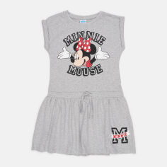 Акція на Дитяче літнє плаття для дівчинки Disney Minnie Mouse DIS-MF-52-23-9575-KOM 128 см Сіре від Rozetka