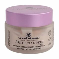 Акція на Антивіковий детокс-крем для обличчя Utsukusy Artificial Skin Cream з активним зволоженням, 50 мл від Eva