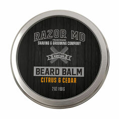 Акция на Чоловічий бальзам для бороди Razor MD Beard Balm Цитрус та кедр, 60 г от Eva