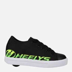 Акція на Підліткові роликові кросівки для хлопчика Heelys HLY-B1W 35 Чорний/Зелений від Rozetka