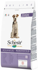 Акция на Сухой монопротеиновый корм Schesir Dog Medium Mature для пожилых или малоактивных собак средних пород 3 кг (ШСПСК3) от Stylus