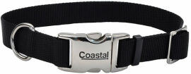 Акция на Ошейник Coastal Titan для собак нейлон черный 2.5x36-51 cм от Stylus