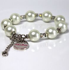 Акція на Ожерелье Shiboo Fashion-Pearls ФЭШН жемчуг белое 25 см (38256) від Stylus