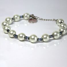 Акція на Ожерелье Shiboo Fashion-Pearls ФЭШН жемчуг прозрачный-белый 25 см (38255) від Stylus
