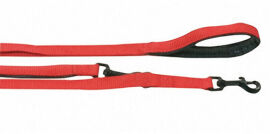 Акция на Поводок-перестежка Flamingo Training Lead Soft Grip для собак, с мягкой ручкой 2 м красный (508033) от Stylus