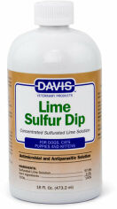Акция на Антимикробное и антипаразитарное средство Davis Lime Sulfur Dip для собак и котов концентрат 473 мл (52289) от Stylus