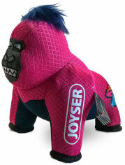 Акція на Мягкая игрушка Joyser Mightus Mighty Gorilla горилла с пищалкой для собак розовая 26х19х24 см від Stylus