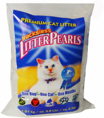 Акция на Наполнитель туалетов для кошек Litter Pearls TrackLess кварцевый 9.07 кг (18.9 л) (633843300220) от Stylus