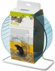 Акция на Беговое колесо Savic Rolly Giant+Stand для хомяков крыс и морских свинок 27.5 см от Stylus