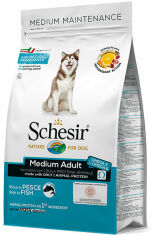 Акция на Сухой монопротеиновый корм Schesir Dog Medium Adult Fish для собак средних пород 3 кг (ШСВСР3) от Stylus
