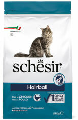 Акция на Сухой монопротеиновый корм Schesir Dry Cat Hairball для котов с длинной шерстью 1.5 кг (ШКВВШ1.5) от Stylus