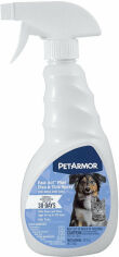 Акция на Спрей от блох и клещей PetArmor Fastact Plus для собак и котов 0.473 л (58432) от Stylus