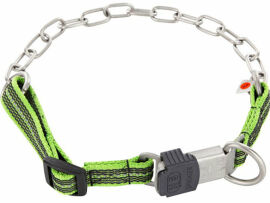 Акция на Ошейник для собак Sprenger Adjustable Collar with Assembly Chain среднее звено зеленый нержавеющая сталь матовый 3 мм 55-60 см (51149) от Stylus