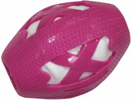 Акция на Игрушка для собак Croci Catcher Регби мяч резиновый розовый 14 см (C6198299) от Stylus