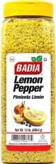 Акція на Приправа Badia Лимонный перец 680.4 г (033844006174) від Stylus