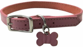 Акція на Нашийник для собак Coastal Circle-T Fashion рожевий 1.6х45 см від Y.UA