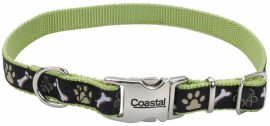 Акция на Нашийник Coastal Pet Attire Ribbon для собак салатовий 2.5 смx46-66 см от Y.UA