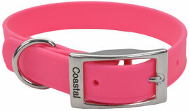 Акція на Нашийник Coastal Fashion Waterproof Dog Collar для собак біотановий рожевий 1.9x43 см від Y.UA